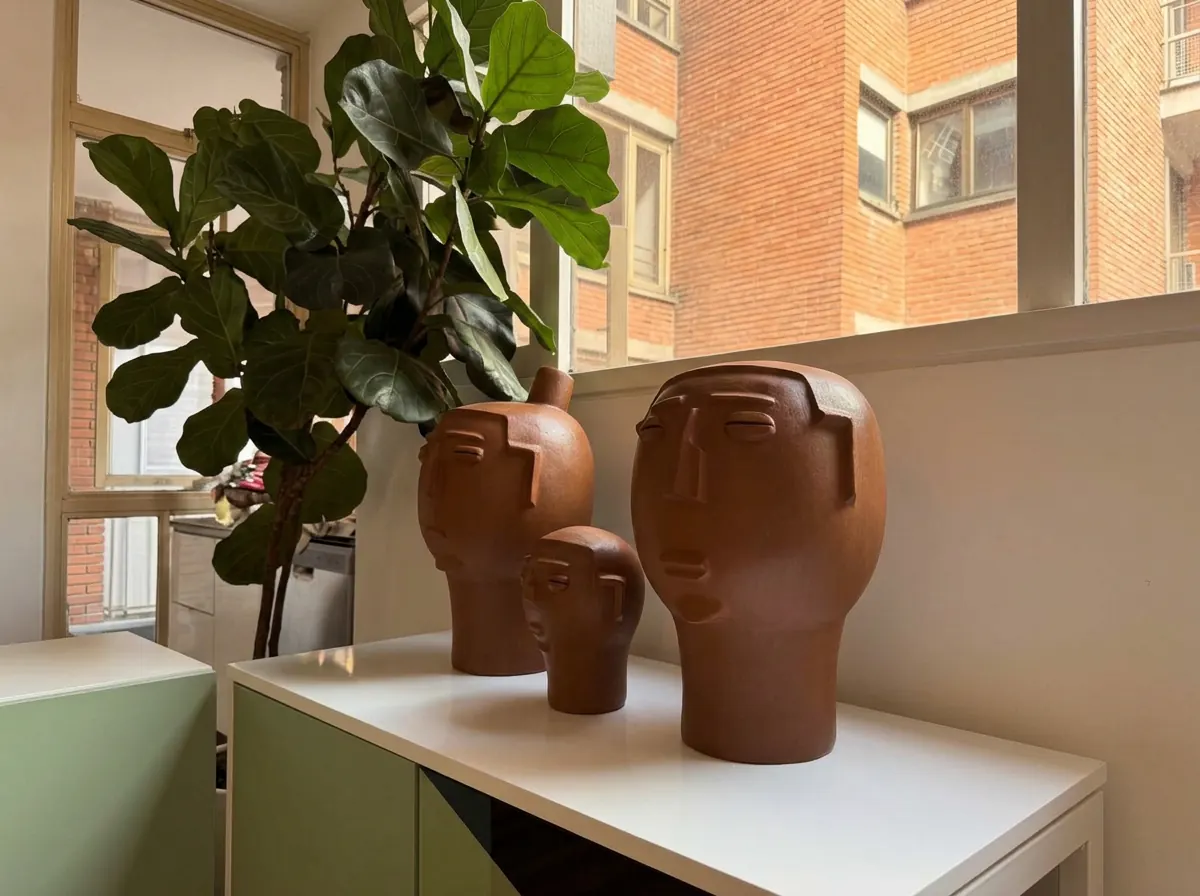 Ceramic sculptures prepared for specialized packing